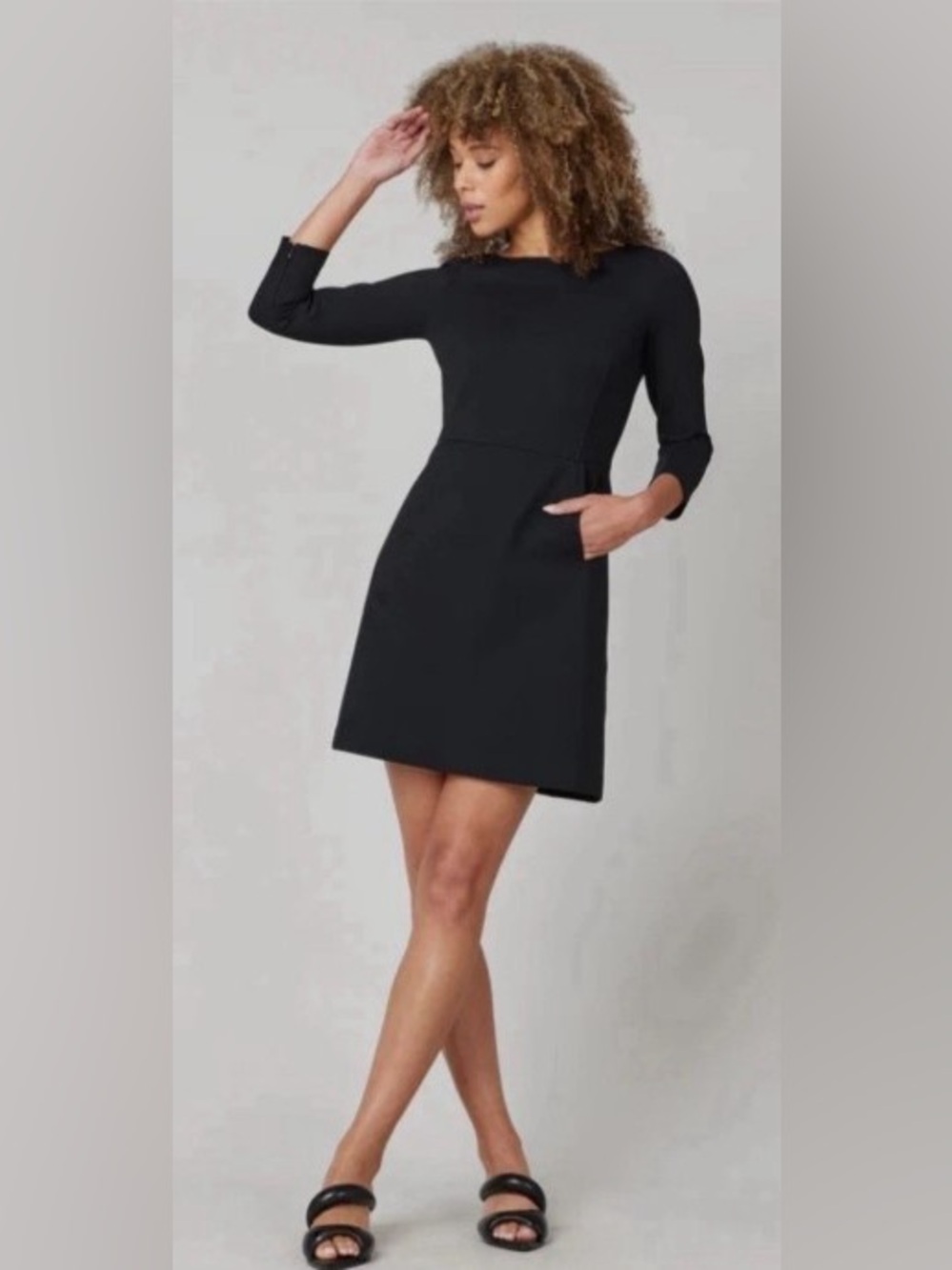 Spanx Perfect A-Line 3/4 Sleeve Dress